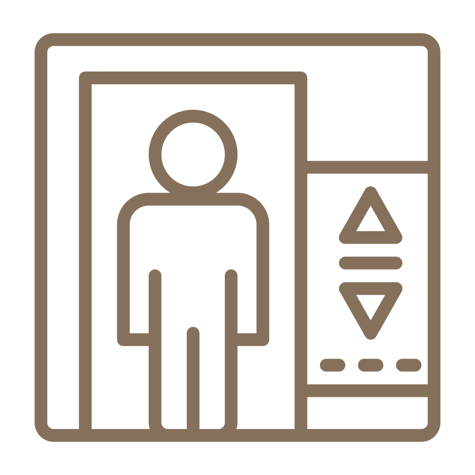 ThyssenKrupp or equivalent Air-Conditioned High-Speed Elevators